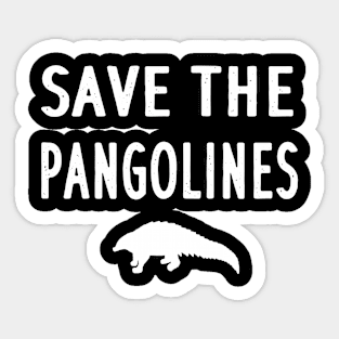 Save the Pangoline Design love image women Sticker